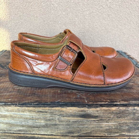 Vintage Birkenstock Rare 90’s Virginia Leather Clog - Picture 1 of 10